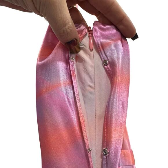 Likely Vittoria Dress Shimmer Pink Maxi cocktail Small. Easter Sunday - Picture 4 of 15